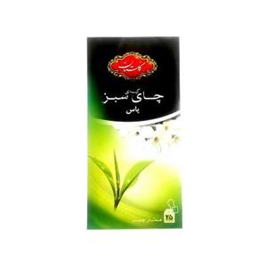 چای سبز کیسه ای گلستان  با طعم یاس پک 25 عددی