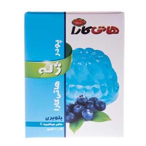 پودر ژله بلوبری هاتی کارا مقدار 100 گرم Hoti Kara Bluberry Jelly 100gr