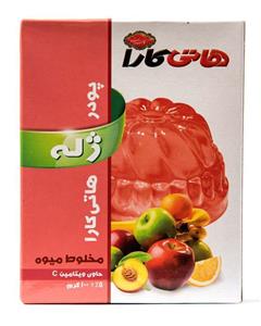 پودر ژله مخلوط میوه‌ هاتی کارا مقدار 100 گرم Hoti Kara Mixed Fruit Jelly 100gr 