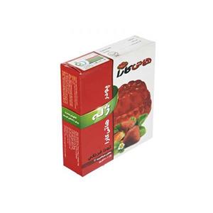 پودر ژله توت فرنگی هاتی کارا مقدار 100 گرم Hoti Kara Strawberry Jelly 100gr