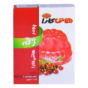 پودر ژله البالو هاتی کارا مقدار 100 گرم Hoti Kara Sour Cherry Jelly 100gr 