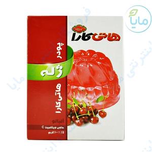 پودر ژله آلبالو هاتی کارا مقدار 100 گرم Hoti Kara Sour Cherry Jelly 100gr