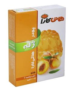 پودر ژله هلو هاتی کارا مقدار 100 گرم Hoti Kara Peach Jelly 100gr 