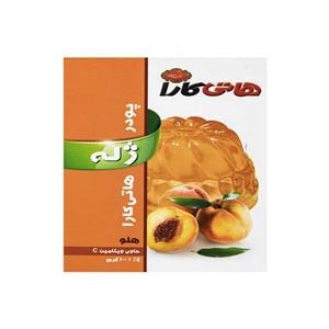 پودر ژله هلو هاتی کارا مقدار 100 گرم Hoti Kara Peach Jelly 100gr 