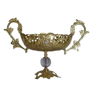 آجیل خوری برنزی مدل کشکول کد S-4213