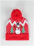 کلاه مدل بانی منگوله ‌دار طرح کریسمسی کد 3486727