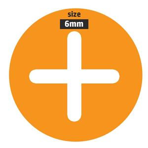 صلیب کاشی+(6 میلی متری)