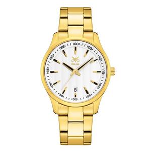 ساعت مچی عقربه ای مردانه اوبلاک مدل 72703 رنگ طلایی صفحه سفید