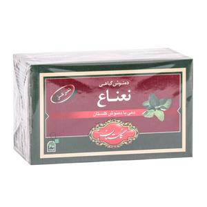 دمنوش کیسه ای نعناع گلستان بسته 20 عددی Golestan Mint Herbal Infusion Bag Pack Of 20