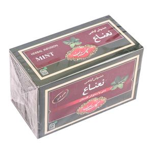 دمنوش کیسه ای نعناع گلستان بسته 20 عددی Golestan Mint Herbal Infusion Bag Pack Of 20