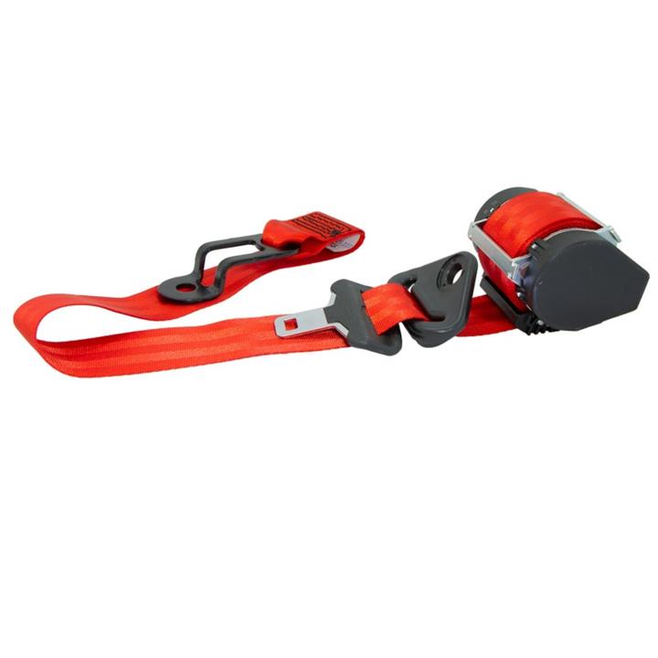 کمربند ایمنی خودرو مناسب برای جلو راست ( سمت کمک راننده ) پژو 206 رنگ قرمز