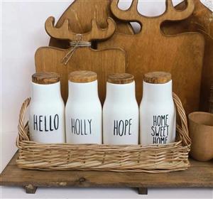 بطری شیر سرامیکی طرح دار