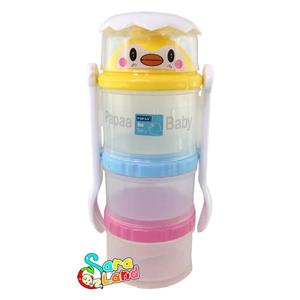 انبار غذا کودک سه طبقه طرح جوجه پاپا بی بی Papaa Baby