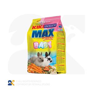 خوراک پلت کامل مخصوص بچه خرگوش مدل Max Menu برند KIKI 