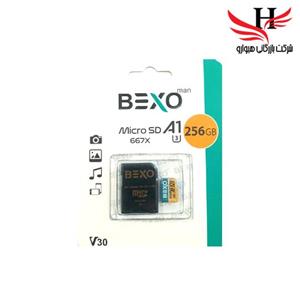 کارت حافظه بکسو با ظرفیت256 گیگ باسرعت100MB همراه آداپتور