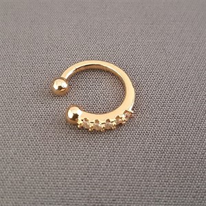 پیرسینگ فیک لب مدل نگینی