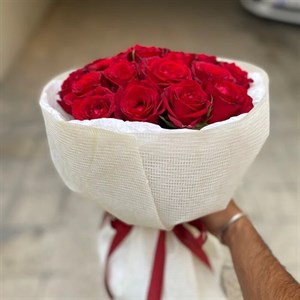 دسته گل رز 20 شاخه
