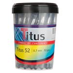 خودکار titus  مشکی 0.7 میل بسته 50 عددی