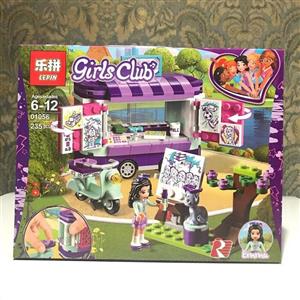 اسباب بازی لگو گالری نقاشی اما سری فرندز  برند لپین LEPIN