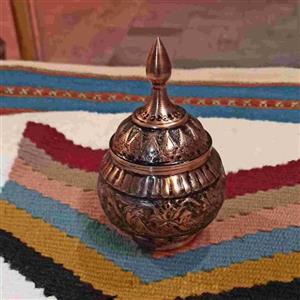 قندان مسی قلمزنی نقلی 