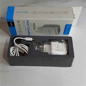 شارژر دیواری VERITY مدل 2122 فست شارژ\n\n