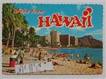 کارت پستال ساحل وایکیکی در هاوایی