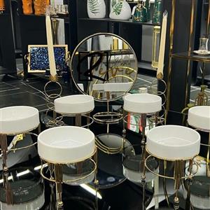 هفت سین فلزی طلایی رنگ