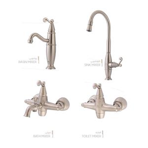 ست شیرآلات آتریسا مدل آرامیس استیل مات