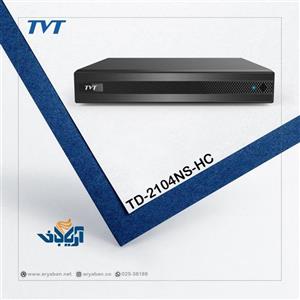 دستگاه ضبط دوربین مداربسته 4 کانال HDTVI برند TVT مدل TD-2104NS-HC 