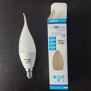 لامپ 7 وات سفید مدل اشکی پارس آرا