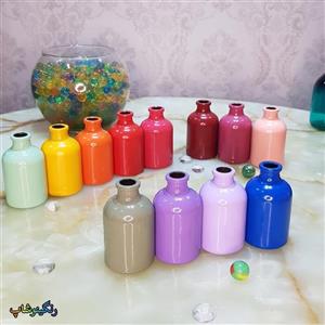گلدان رنگیگلدان شیشه ای ثمین ( پاستیلی کوچیک جا عودی )