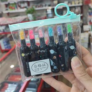 ماژیک فسفری یا هایلایتر  فانتزی طرح کهکشان