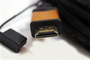 کابل HDMI فلت 5 متر فرانت-سرپوش طلایی کابل HDMI سرپوش طلایی 5 متری فرانت