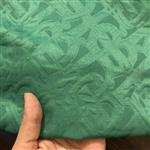 پارچه ژاکارد طرح بربری  رنگ سبز پررنگ عرض 150 1 متر