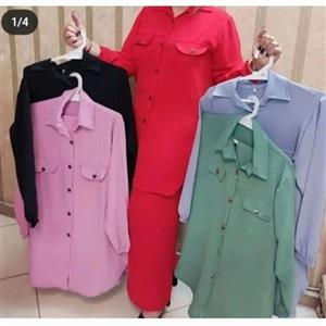 مانتو ابروبادی ساده دو جیب سایز 36 تا 50