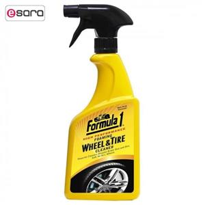 اسپری تمیز کننده رینگ و لاستیک خودرو فرمول وان مدل Wheel And Tire Cleaner 652234 - حجم 680 میلی لیتر اسپری تمیز کننده رینگ و لاستیک خودرو فرمول وان مدل Wheel And Tire Cleaner 652234-حجم 680 میلی لیتر