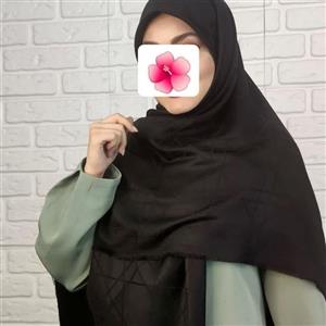 روسری بامبو دورو طرح دار قواره 140