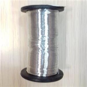 سیم گلسازی روکش دار نقره ای شماره 3 (یک عددی)