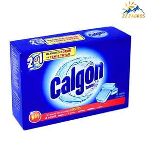 قرص جرم گیرماشین لباسشویی دو در یک 15 تایی کلگون Calgon 