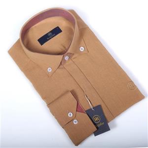 پیراهن مردانه ملانژ یقه دکمه دار(9)