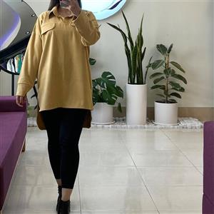 مانتو سویت قواره بزرگ دو جیب