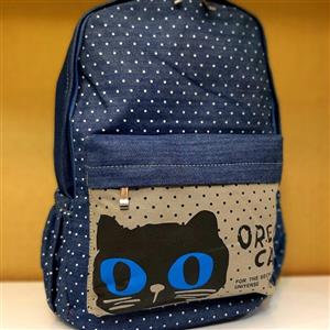 کوله پشتی جین مدل Oreo Cat