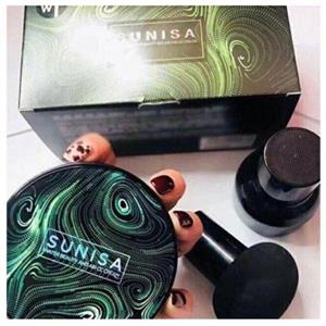 کرم کوشن سانیسا کرم کوشن SUNISA کوشن سبز بی بی کرم ضد آفتاب ضد آب 
