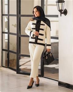 مانتو شلوار عید شیک با 