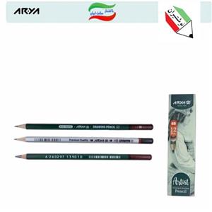 مداد مشکی مهندسی B6 آرتیست آریا 24029