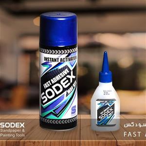 چسب 123 سودکس 400میل  SODEX با نی مخصوص ظریف کاری