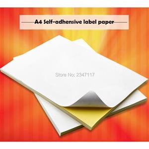 پرینت رنگی کاغذ پشت چسب دار  (لیبل) A4