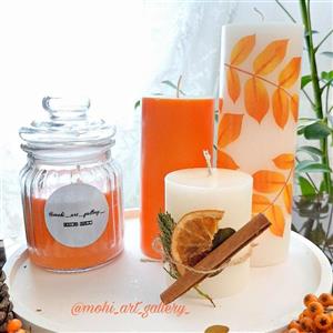ست شمع پاییزی شیک و خاص
