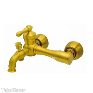 شیر حمام تهران برنز مدل فلورانس طلایی مات