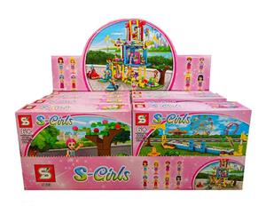 لگو اس وای «ست 8 تایی دخترانه تم شهر بازی پارکی»